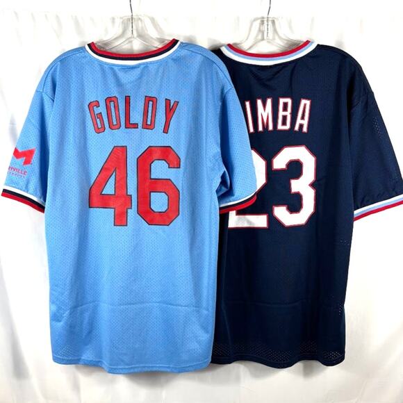 5x St Louis Cardinals XL Pujols Herzog Simmons Goldy Jersey MLB Cards - Picture 3 of 7